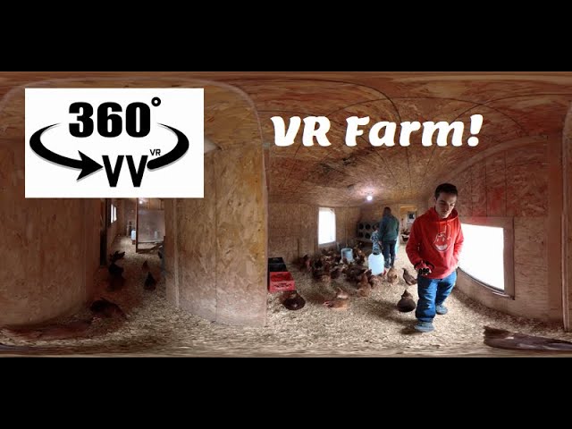 2022 Petting Zoo VR Walk near Madison Wisconsin - Chickens, Goats, Cows and more!