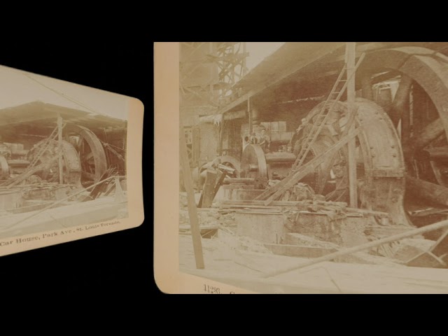 Cable Car House, St Louis 1896 Tornado (VR 3D still-image)