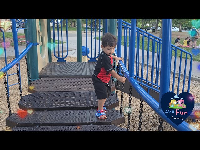 Zaki having fun at park !