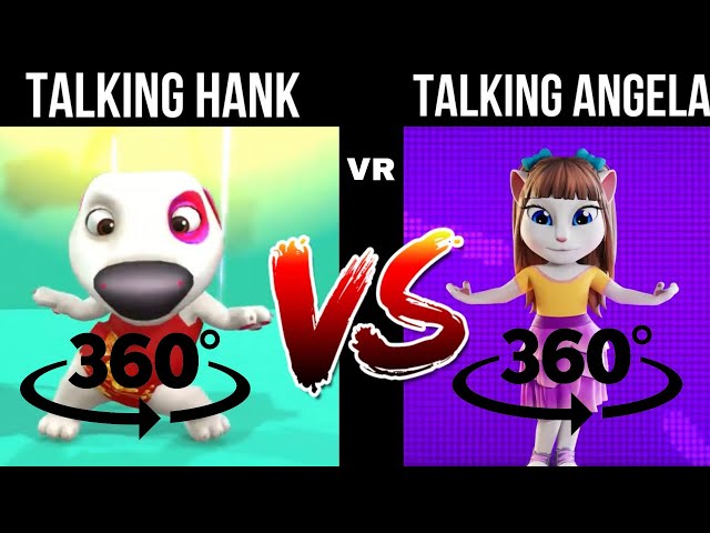 360° VR Toca Toca Anime Dance BATTLE | TALKING HANK VS TALKING ANGELA