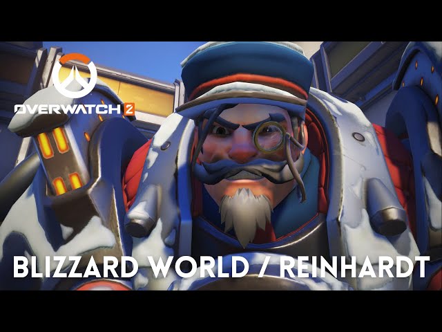 Overwatch 2 - Walkthrough 4K 60FPS HDR - Blizzard World / Reinhardt