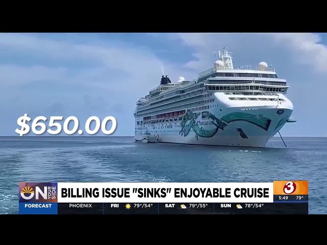 Billing issue "sinks" enjoyable cruise