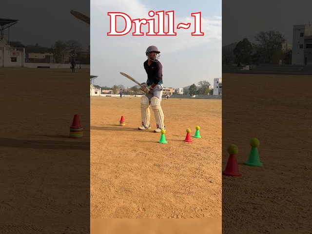 Best 2 batting drills for beginners 🔥||cricket coaching || #cricket#cricketlover#viralshorts#tips👍