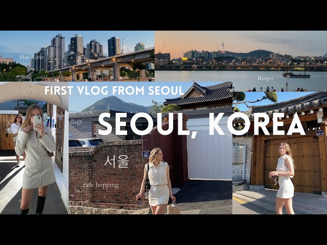 First Seoul vlog 서울 | Mapo-gu, cafe tour, shopping in Yeonnam-dong, Bukchon Hanok Village, Han River