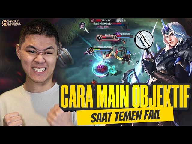 CARA MAIN JUNGLER OBJEKTIF SUPAYA BISA GENDONG SATU TIM ! - Mobile Legends