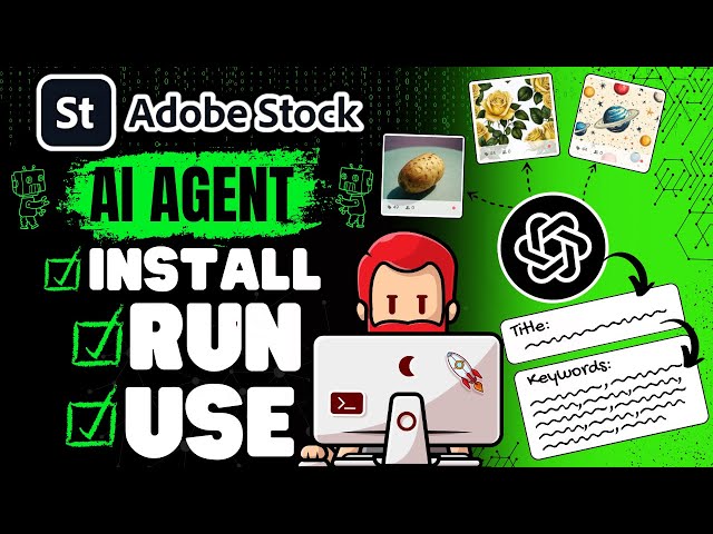 How To Run, Install & Use the Adobe Stock Ai Agent