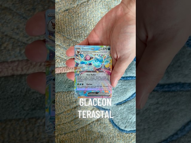 #pokemon #sv8a #festivalterastal #pokemontcg #tcg #terastal #pokemoncard #ace #glaceon