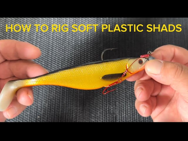 HOW TO RIG AND FISH SOFT PLASTIC SHADS!!