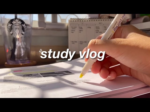 study vlog Malaysia:note taking, lots of studying & productivity 🎋