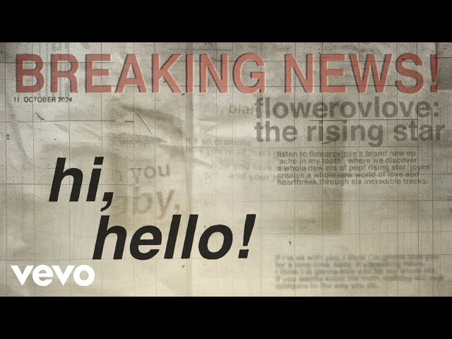 flowerovlove - breaking news (Lyric Video)