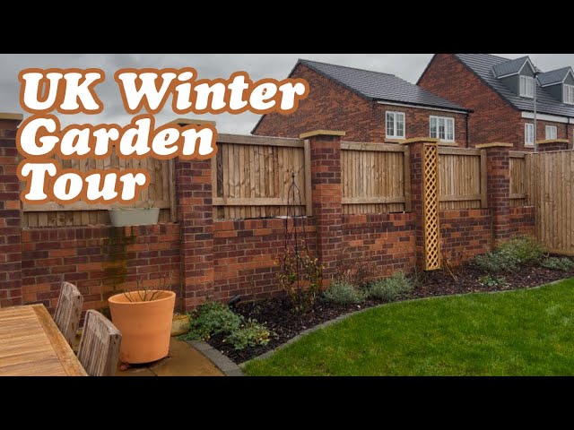 UK Winter Garden Tour: New Build Garden's First Winter