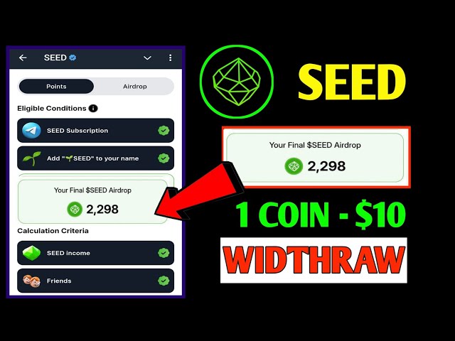 Seed airdrop check token allocation new update | seed not eligible problem solution full process