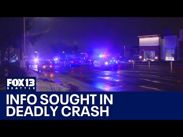 Renton police seek additional info in deadly crash | FOX 13 Seattle