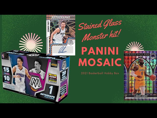 Unbelievable Luck! Monster Stained Glass Pull & Autograph! 2021 Mosaic Basketball Hobby Box Opening