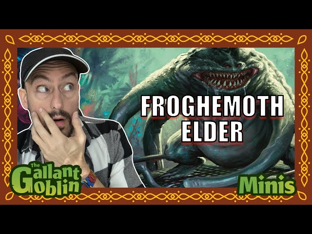 Froghemoth Elder Review - Icons of the Realms - D&D Painted Mini - WizKids Games