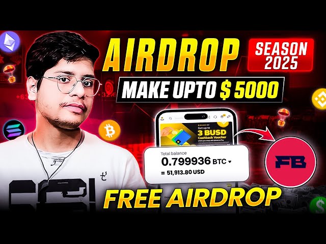 😱😱 Earn Freee Gauranteed 5000$ From Airdrops | Biggest Crypto Airdrop of 2025 | Best Airdrop 2025