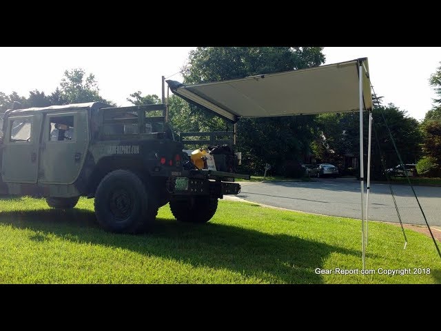 Tepui Tents Overland Jeep Camping Awning Review - Hummer Upgrade