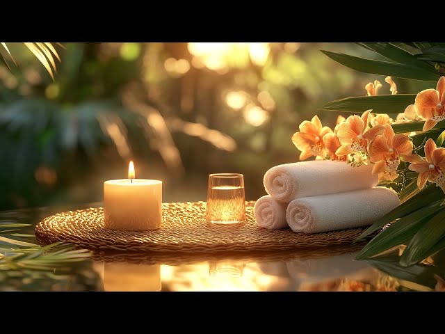 Relaxing music with water sounds ☘️ Reduce stress • Reduce depression