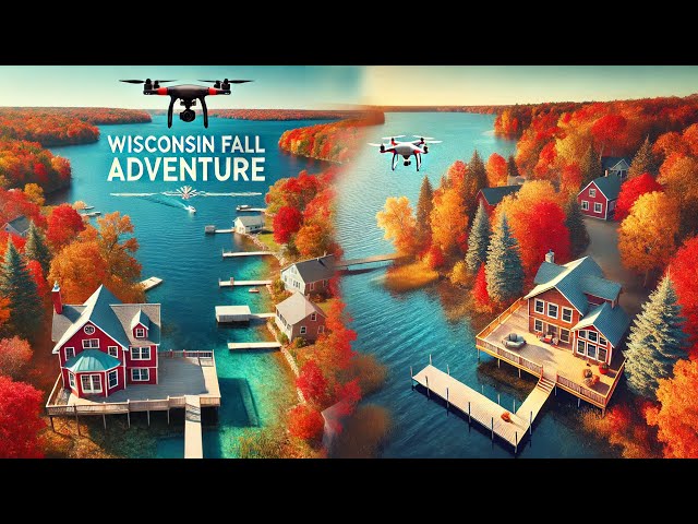 Fall in Wisconsin Stunning Drone Views, Cozy Lakeside Homes & Delicious Breakfast Adventures