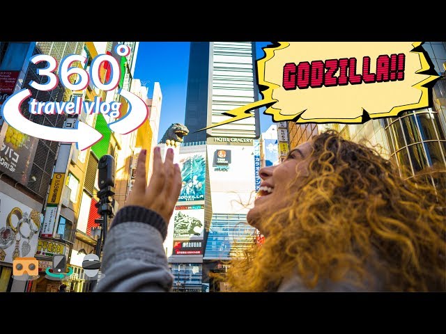 360 Travel Vlog - Tokyo, Godzilla Hotel, Life Size Gundam Unicorn, Odaiba Statue of Liberty.