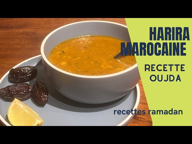 Recette expresse traditionnelles de la Harira Marocaine