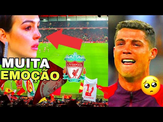 HOMENAGEM DA TORCIDA DO LIVERPOOL AO CRISTIANO RONALDO