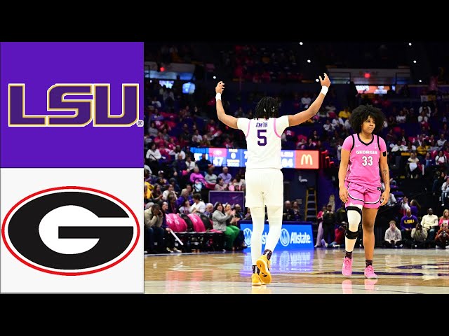 #7 LSU Tigers vs. Georgia Lady FULL GAME HIGHLIGHT | Feb 20, 2025 | Women's College Basketball