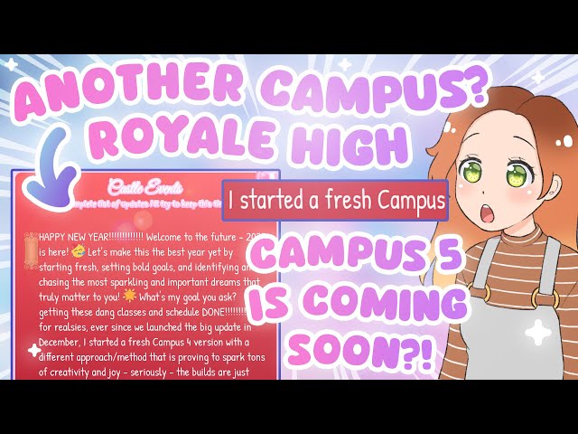 ROYALE HIGH IS MAKING A WHOLE NEW CAMPUS! Campus 4 Version 2 or Campus 4.5?! 🏰 Royale High NEWS