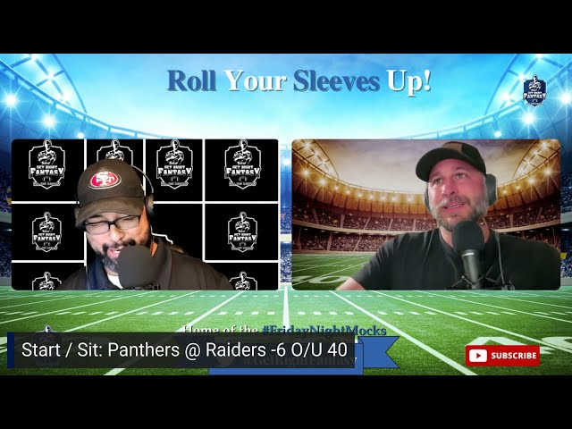 Week 3 MUST Start & Sit Players: Panthers @ Raiders