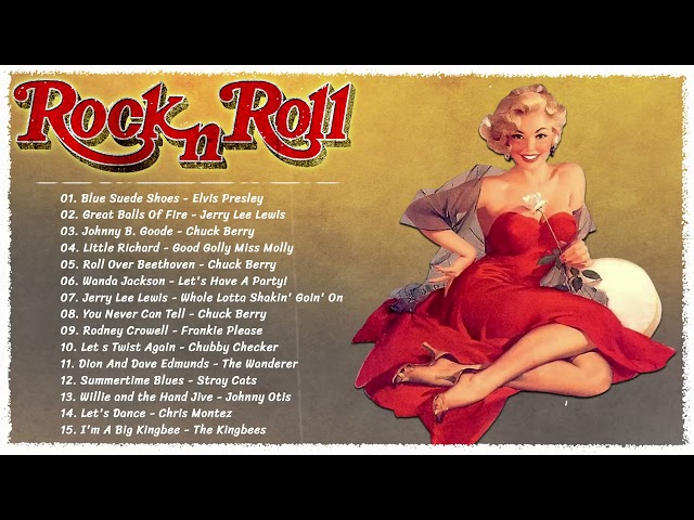 Roll and Roll 50s 60s 🎻 Best Classic Rock and Roll Of 50s 60s🔥Bill Haley, Chuck Berry, Elvis Presley