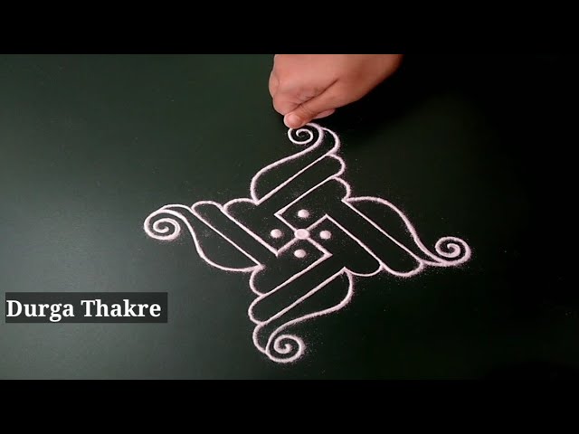 satisfying 7 simple rangoli designs easy attractive | daily kolams for beginners | latest muggulu |