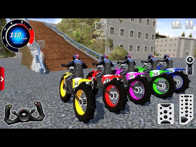 US Motocross - New Motorbike #5 Online Rock Forest Raiders Mud Race 3D - IOS FHD Android Gameplay