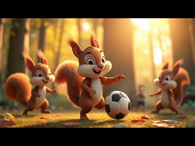 Squirrel song - A day in the life of Little Timmy the squirrel - Kids song - Toddler music