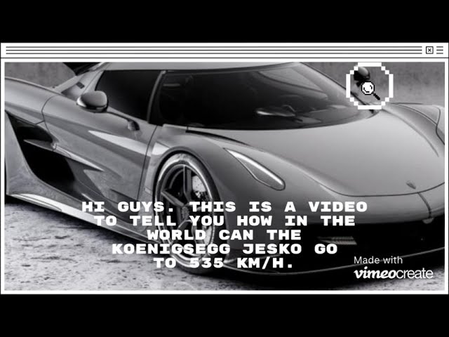 Koenigsegg Jekso Absolut- see why it can do 535 km/h!