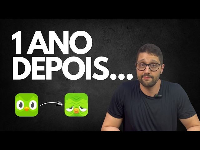 1 ANO de DUOLINGO, VALEU A PENA?