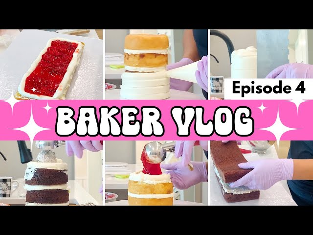 Decorating 6 cakes in one day! | Day in the life of a home baker | Bakery Vlog Episode 4