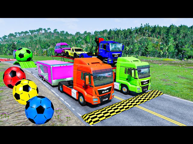 Car, Tractor, Truck, Bus, Train and Flight Transportation - #2476 | BeamNG drive #Live