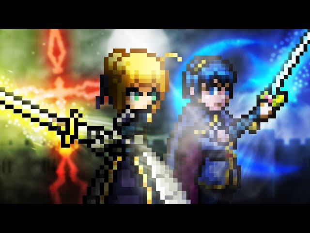 Saber VS Marth (Fate/Stay Night VS Fire Emblem) [Sprite Animation]