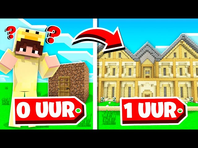 Ik heb 5 KIJKERS 1 UUR gegeven om IETS voor me te bouwen in Minecraft (BIZAR)