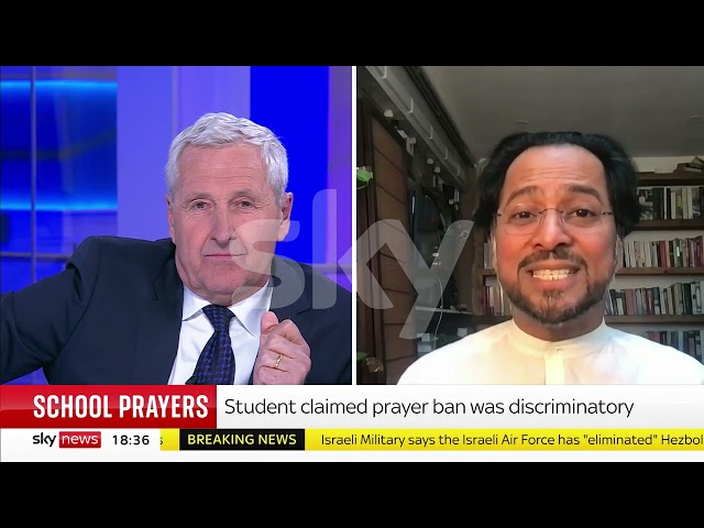 Mark Austin from Sky Speaks to Imam Ajmal Masroor about Michaela School banning prayers