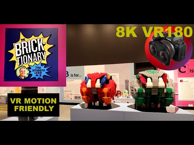 8K VR180 LEGO EXHIBITION PART 1 Brickman: Bricktionary: The Interactive LEGO® brick Exhibition in 3D