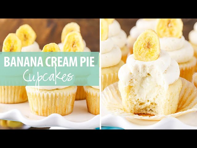 Banana Cream Pie Cupcakes