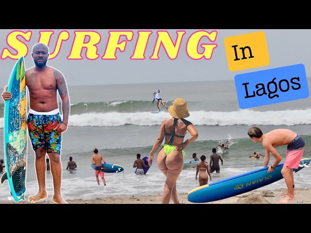 I Tried Surfing In Tarkwa Bay Beach | Lagos