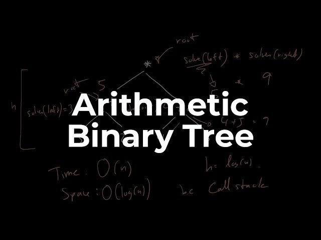 Arithmetic Binary Tree | Data Structures & Algorithms