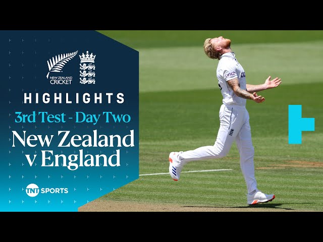 New Zealand vs England 3rd Test (Day 2) 🏏 | New Zealand Dominance 💪 | TNT Cricket Highlights