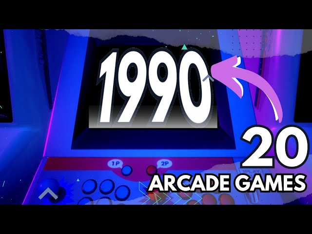 20 🕹️ ARCADE games released in 📆 1990 | From a TIME when ARCADE rooms were a TEMPLE.