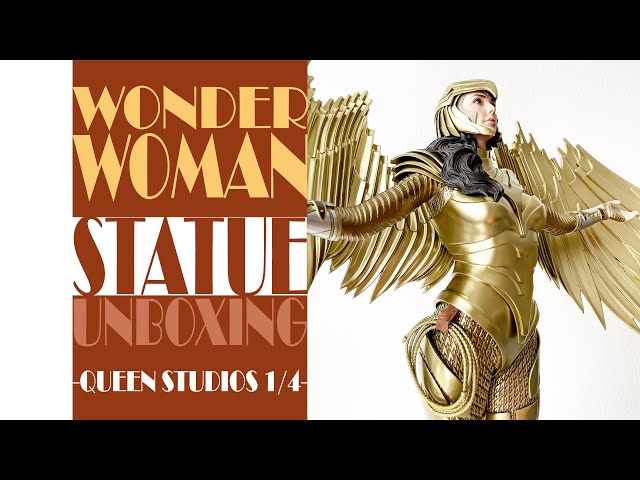 [ENG SUB] UNBOXING WONDER WOMAN 84 1/4TH SCALE - BY. QUEEN STUDIOS