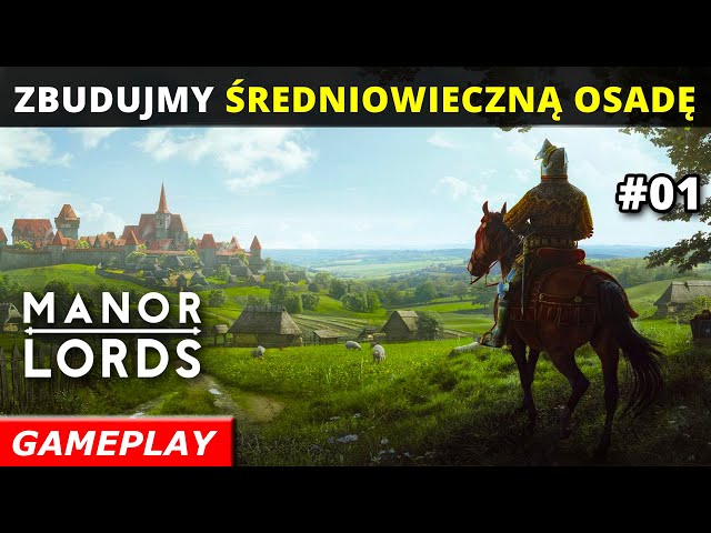 Manor Lords PL (#01). ZACZYNAMY - Zbudujmy średniowieczną osadę. Manor Lords gameplay po polsku.