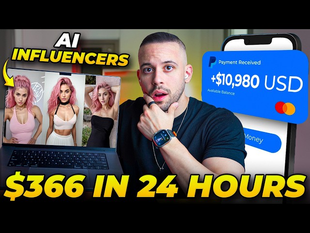 Earn $366 A Day With Ai Influencers (Make Money Online 2025)