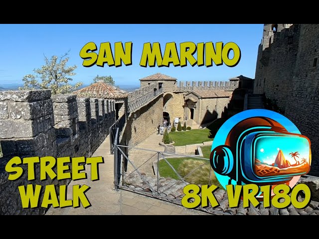 20 San Marino exploring the fortress and museum on top of this small nation 8K 4K VR180 3D Travel